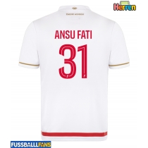 AS Monaco Ansu Fati #31 Heimtrikot 2025-26 Kurzarm